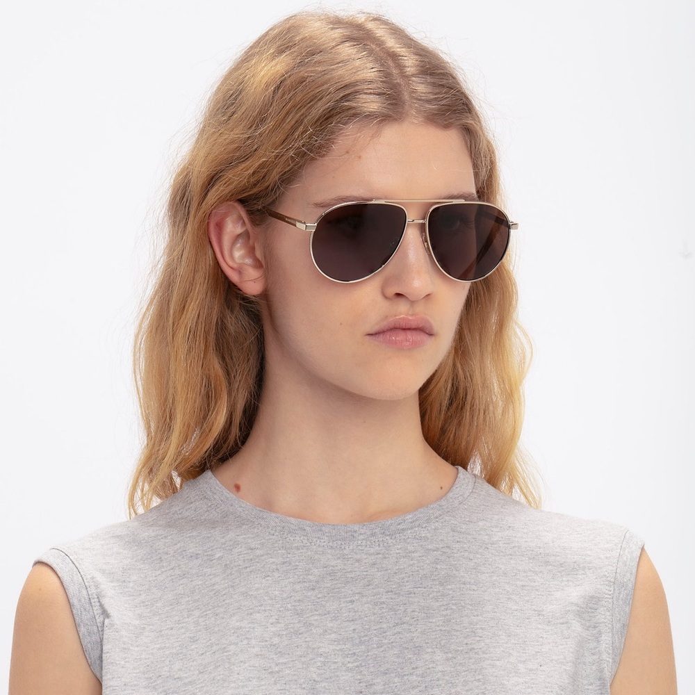 💯- New Authentic Gucci GG0137S 002 61 Sunglasses